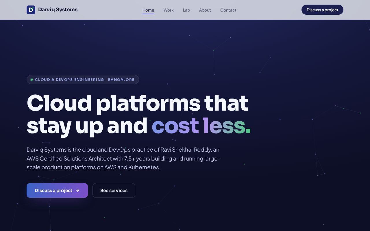 Preview of Darviq Multicloud
