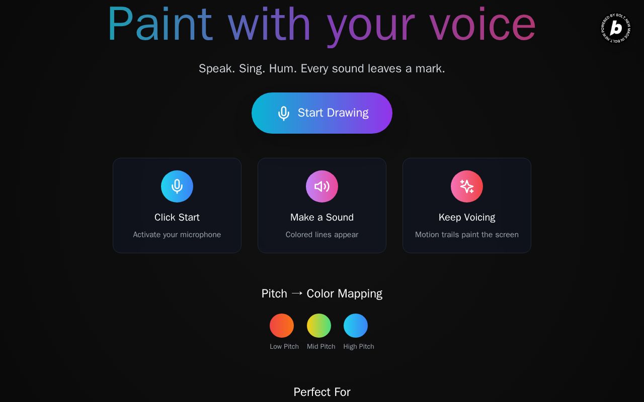 Preview of Voice to Draw