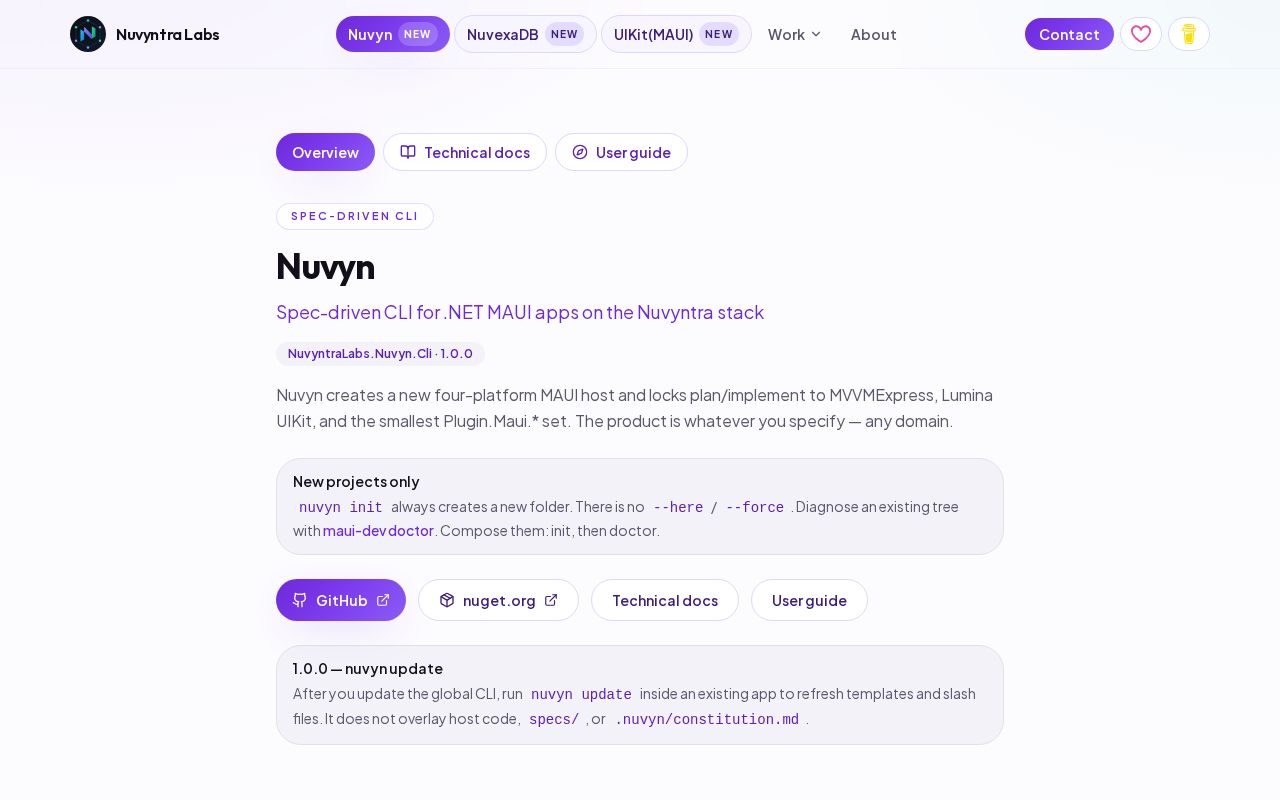 Preview of Nuvyn