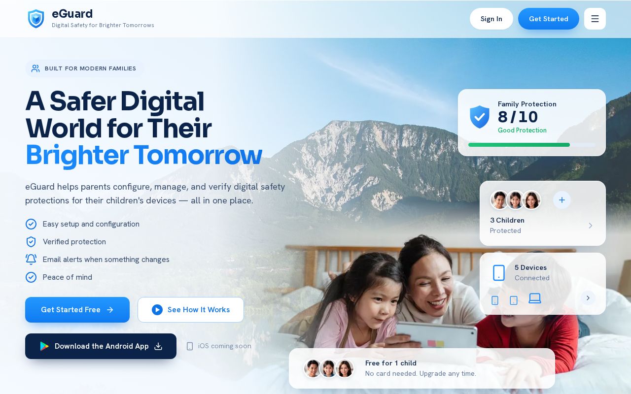 Preview of EGuard Web