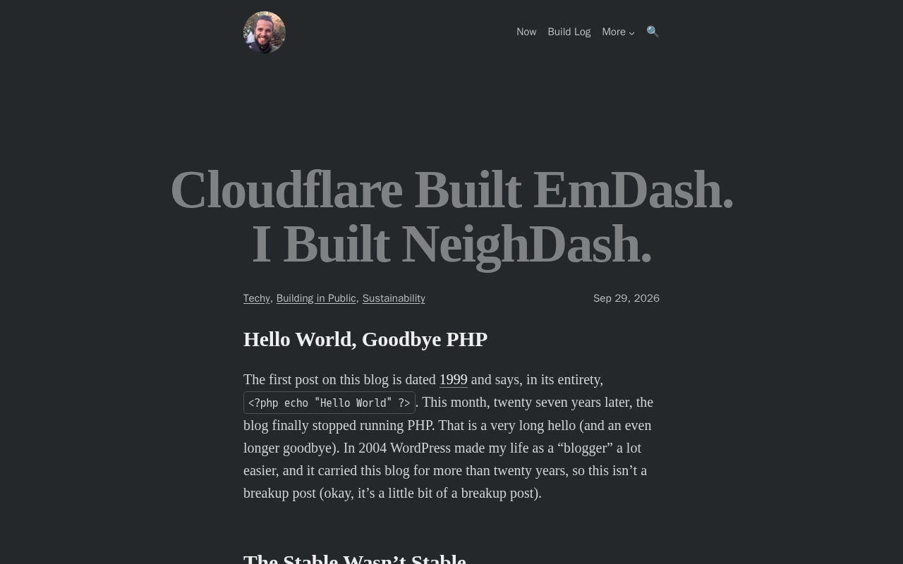 Preview of Neighdash