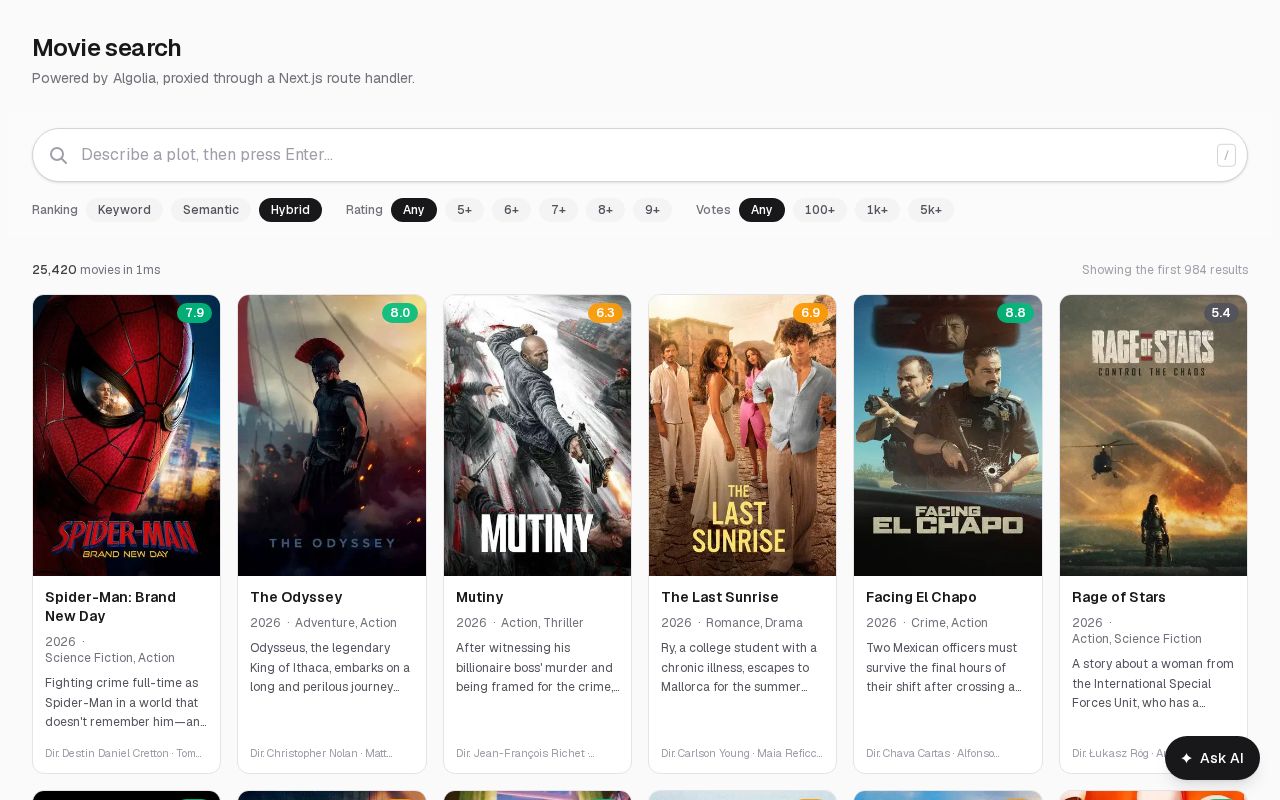 Preview of Algolia Test