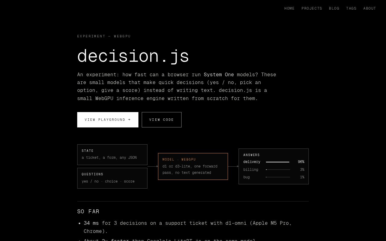 Preview of Decision Js