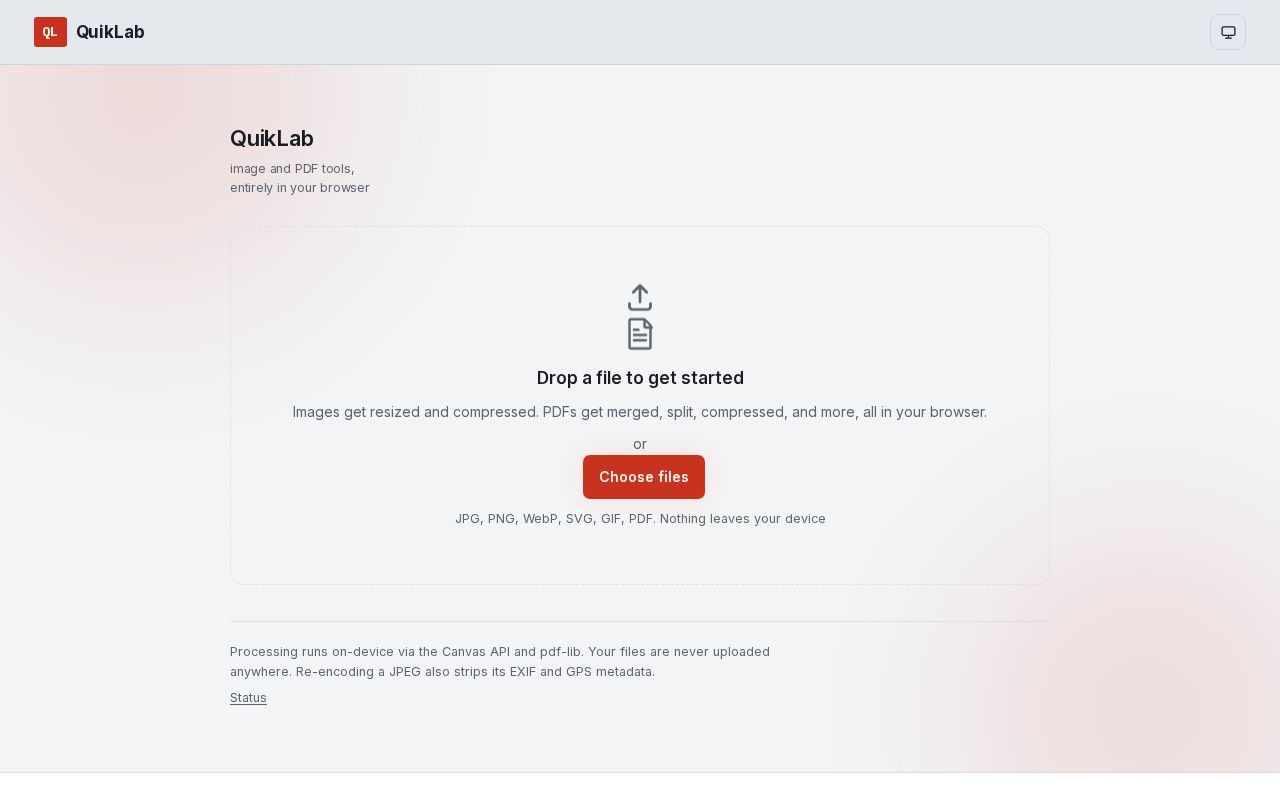 Preview of Quiklab