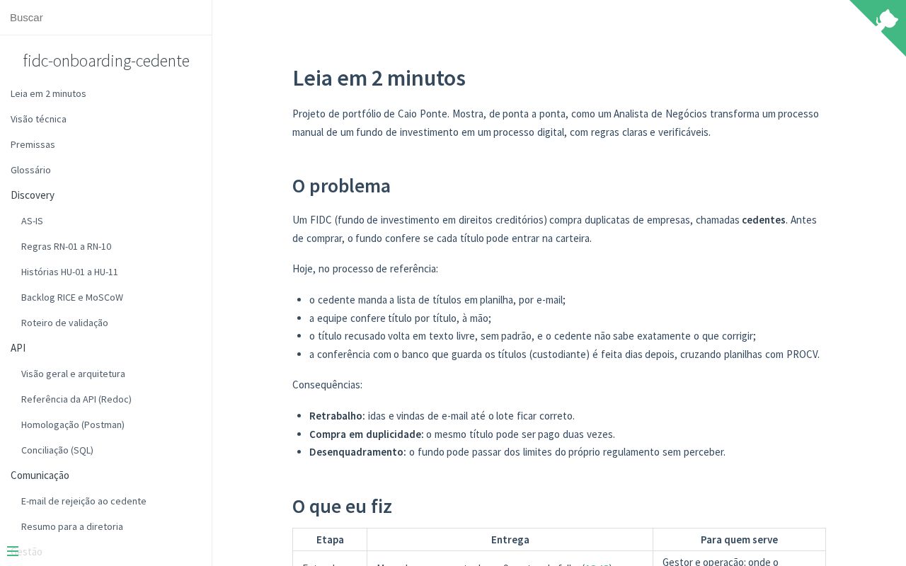Preview of Fidc Onboarding Cedente