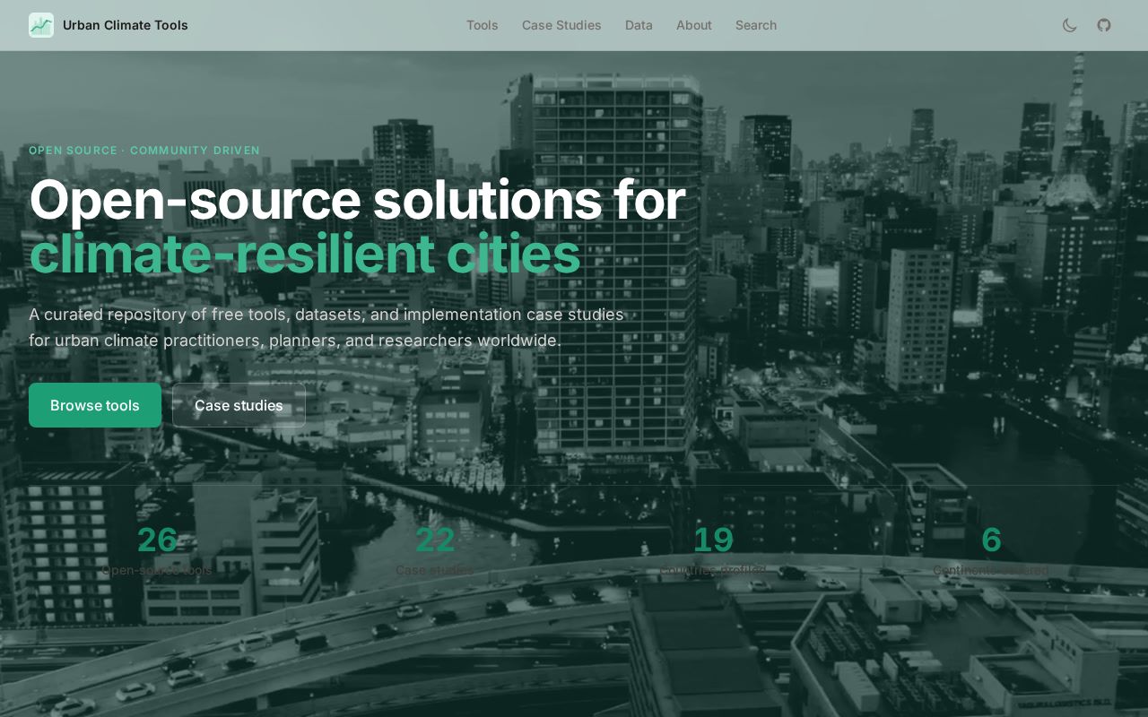 Preview of Urbanclimatetools