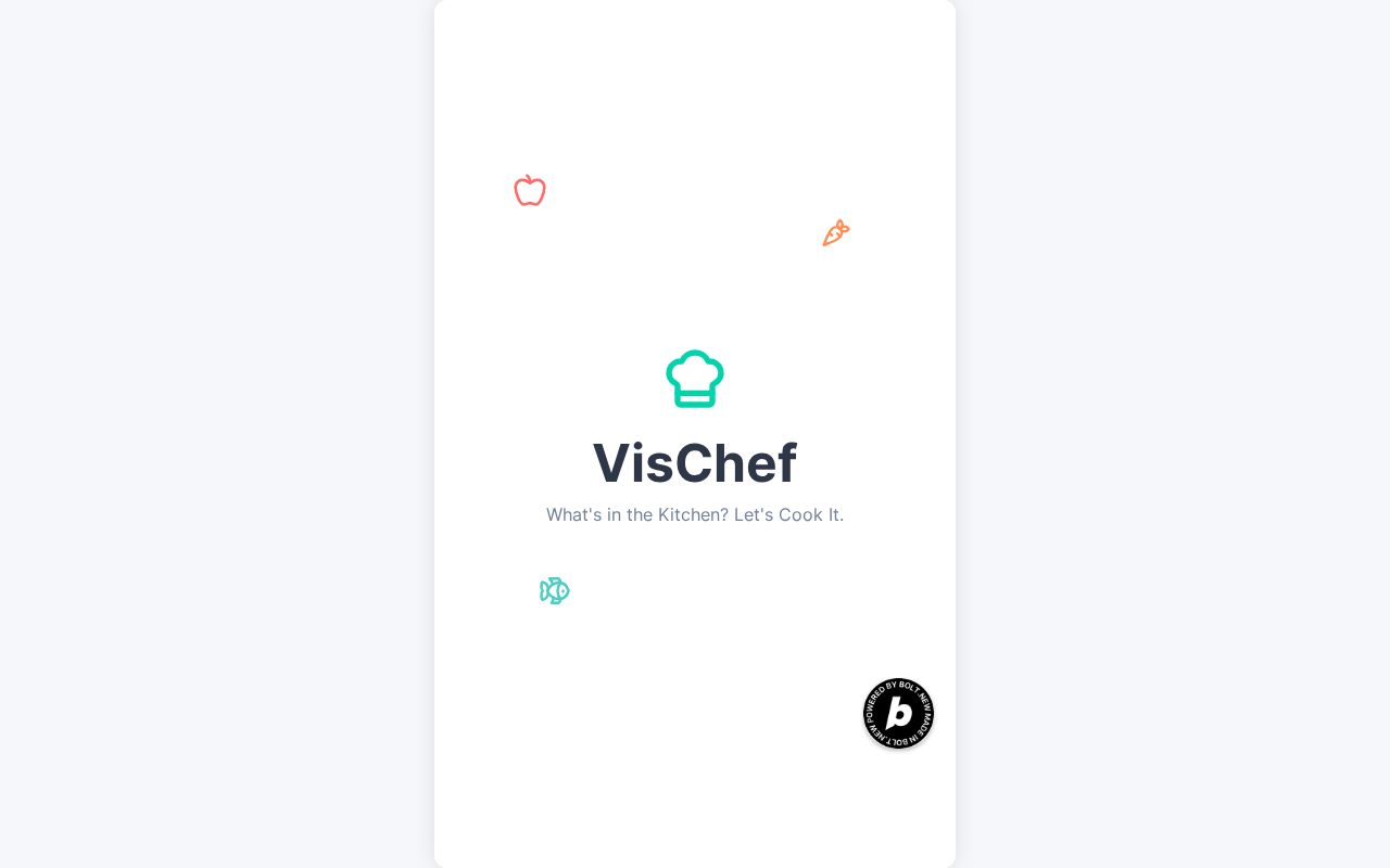 Preview of VisChef AI: Your AI-Powered Kitchen Companion