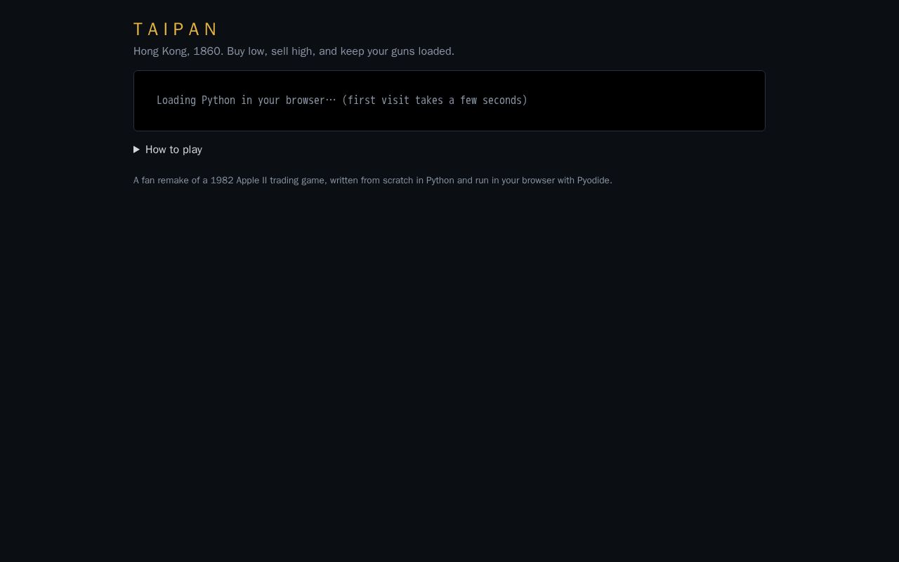 Preview of Taipan