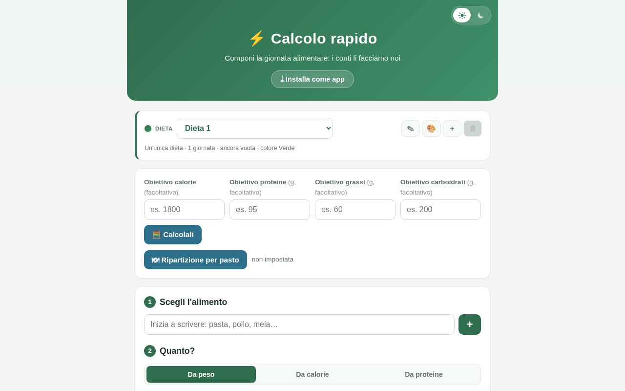 Preview of Calcolo Rapido