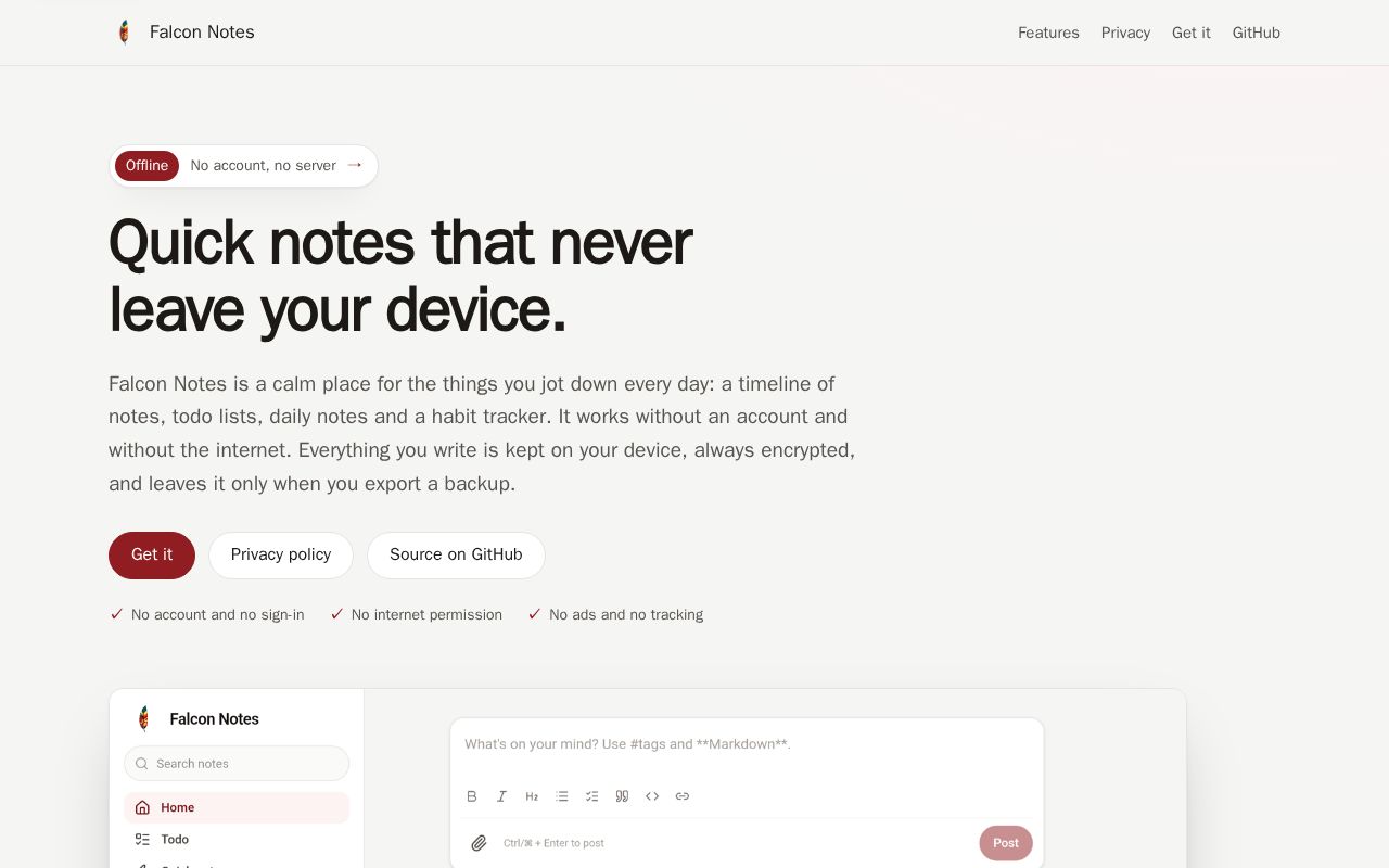 Preview of FalconNotes