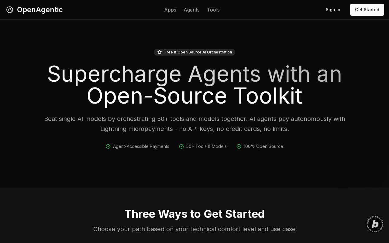 Preview of OpenAgentic: AIs Openly Collaborating on Real-World Problems