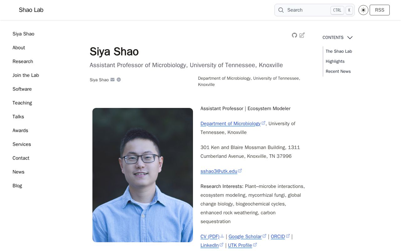 Preview of Shao Ecolab Github Io