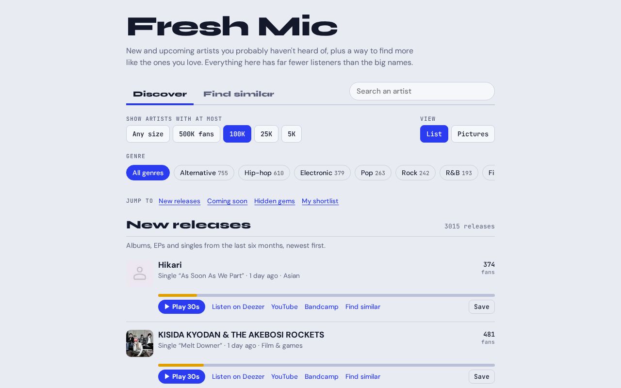 Preview of FRESH MIC