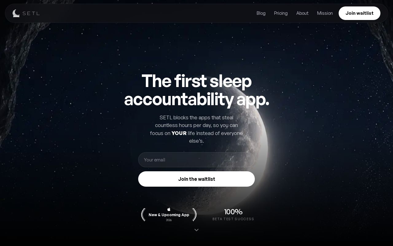 Preview of Setl Landing