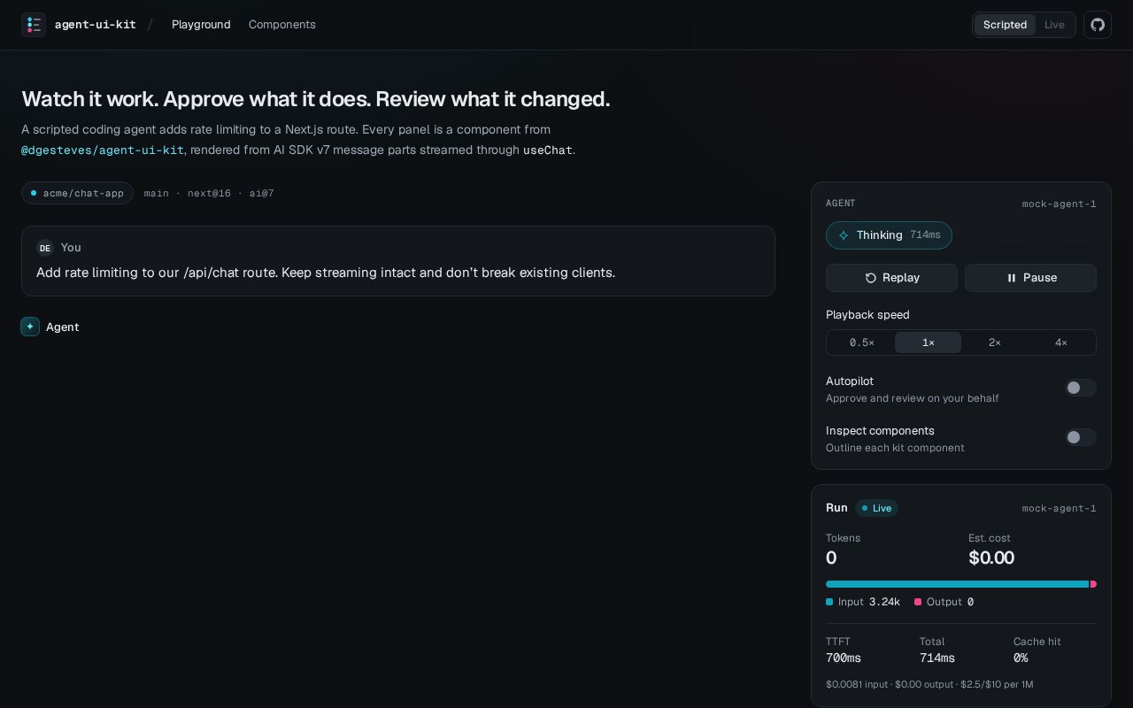 Preview of Agent Ui Kit