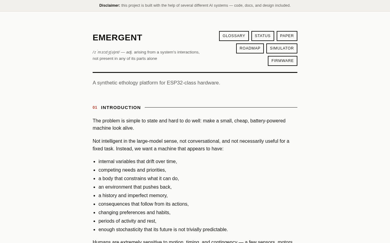 Preview of Emergent