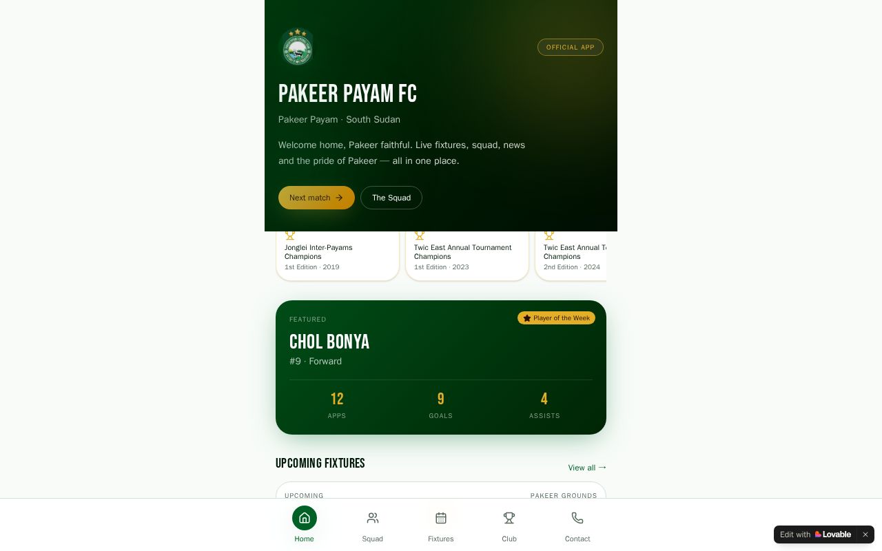 Preview of Pakeer Payam FC