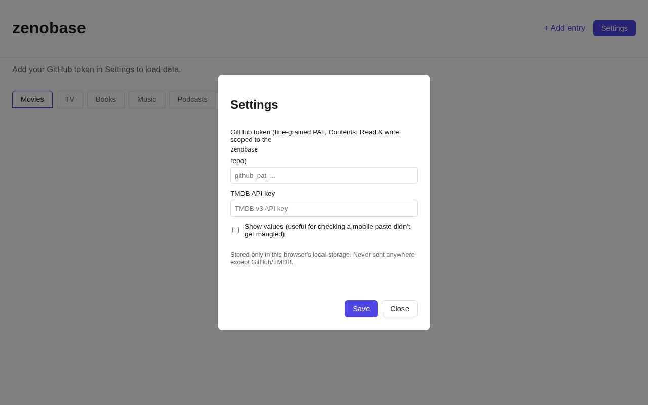 Preview of Zenobase App