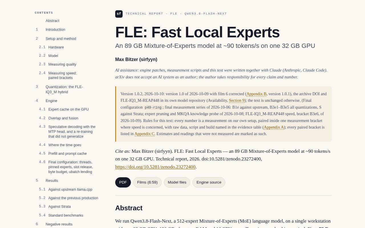 Preview of FastLocalExperts