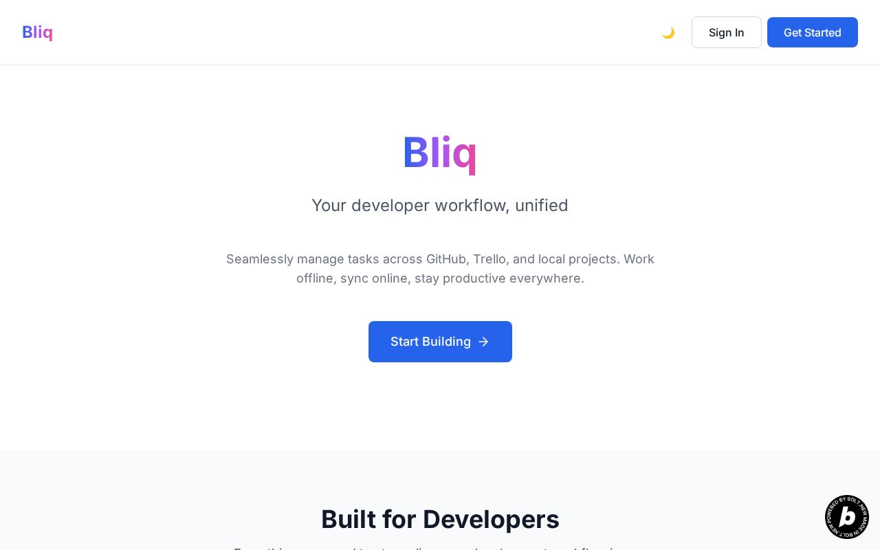 Preview of Bliq