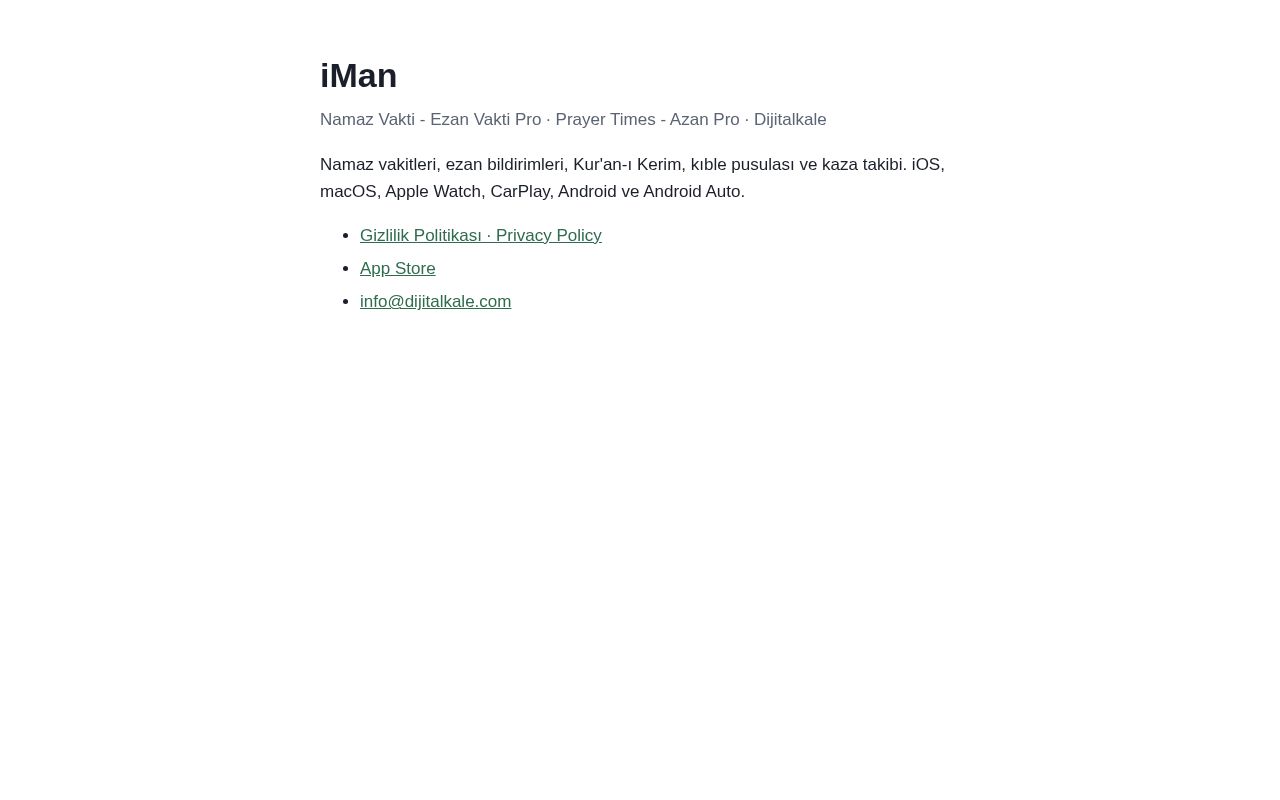 Preview of iMan