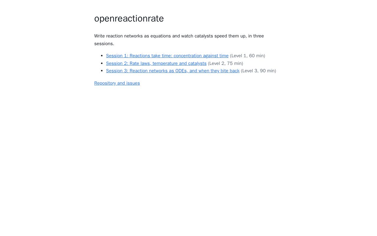 Preview of Openreactionrate