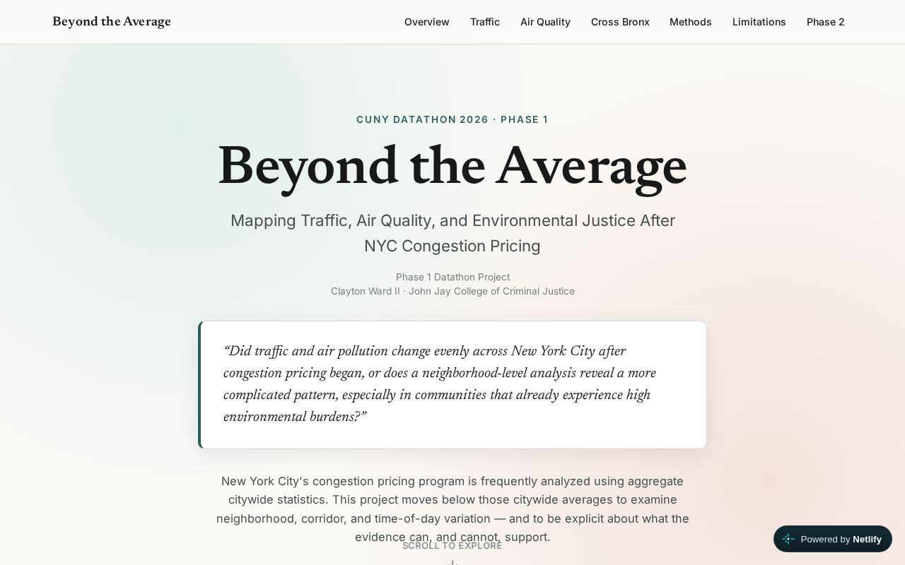 Preview of Beyond The Average Nyc