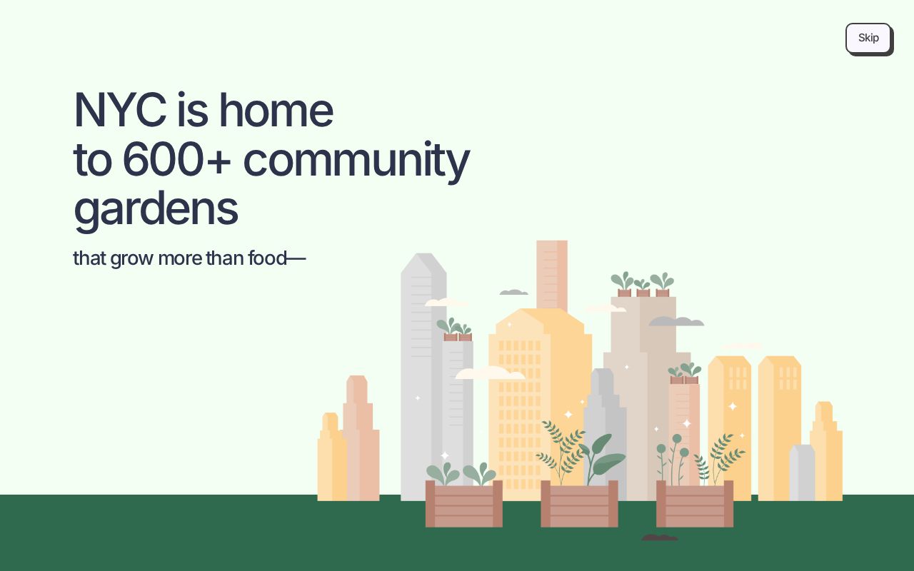 Preview of Rooted NYC for Built for NYC Hack