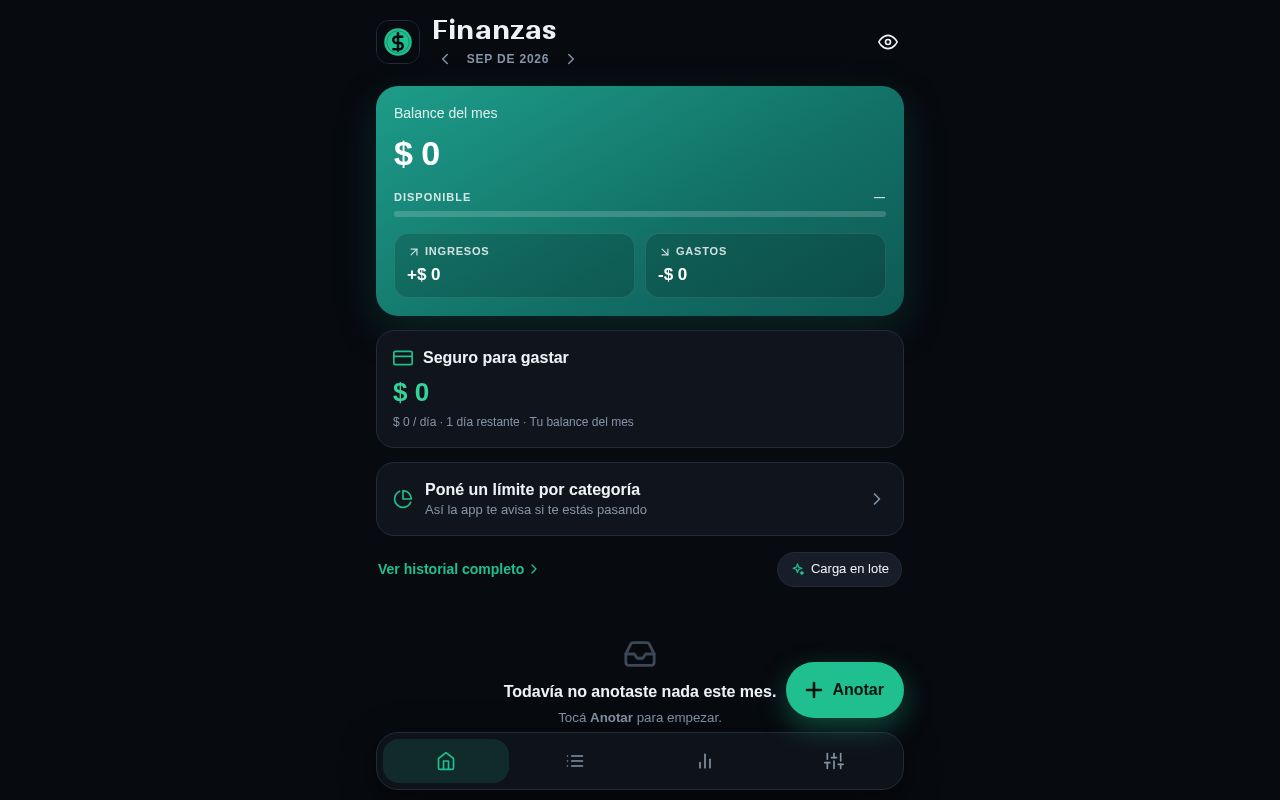 Preview of AppFinanzasPersonales