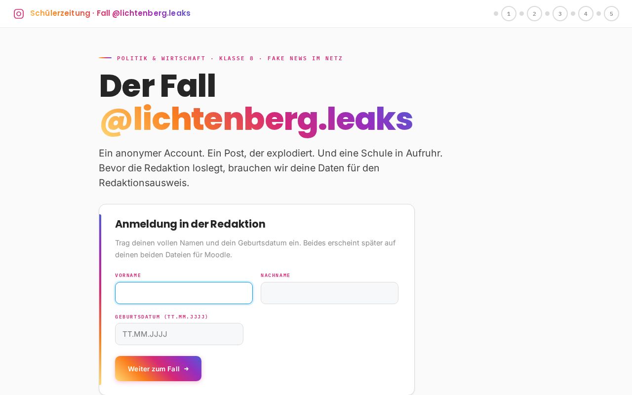 Preview of Escape Room Jg 8 Fake News Und Desinformation