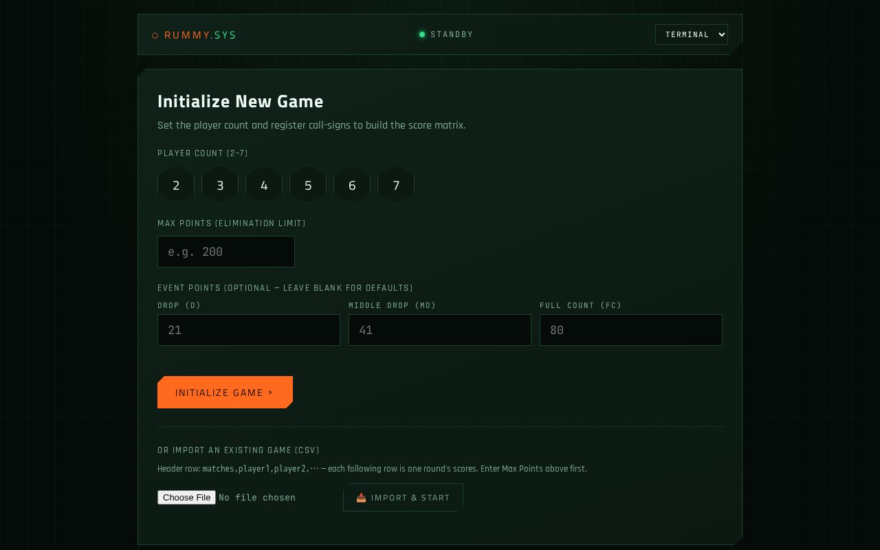 Preview of The Rummy Matrix Edition