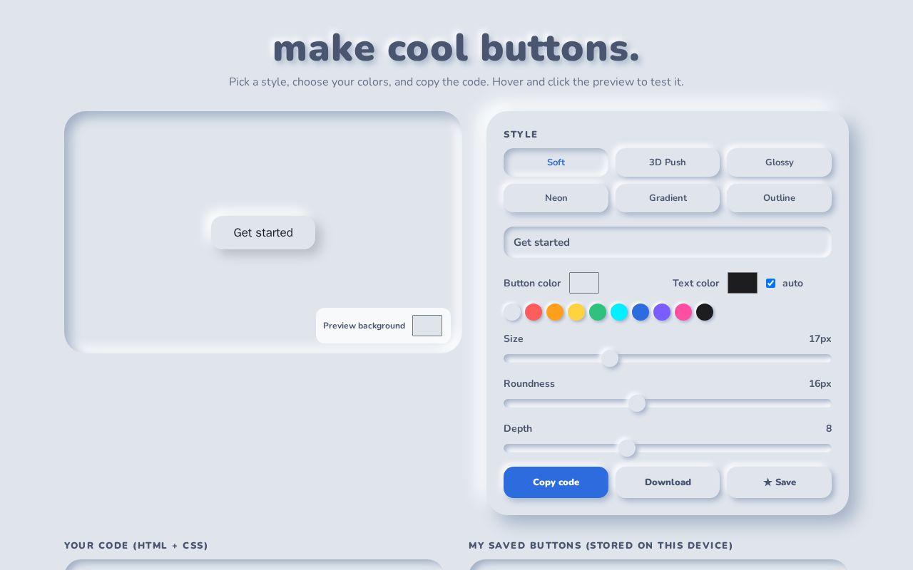 Preview of Make Cool Buttons