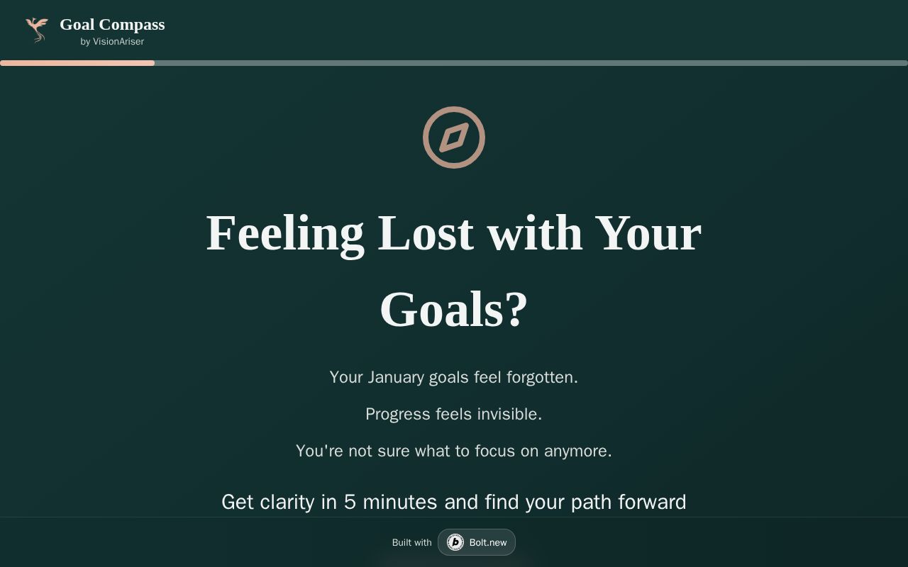 Preview of Goals Compass