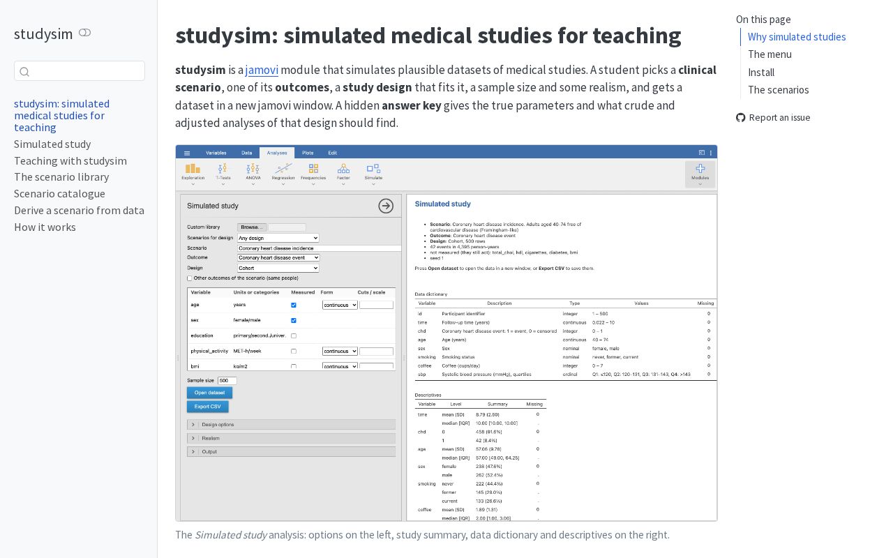 Preview of Jamovi Studysim