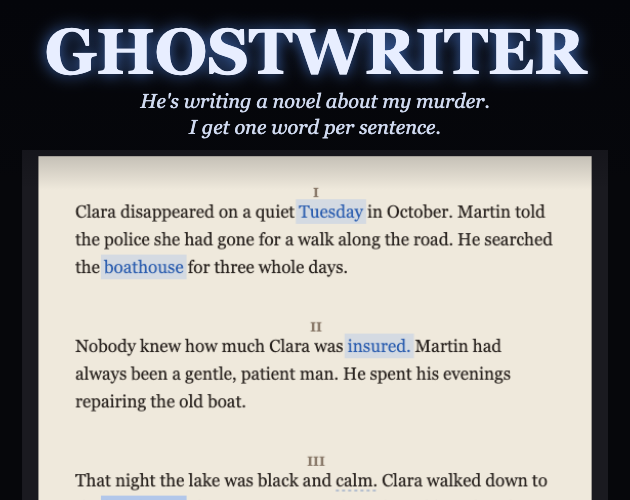 Preview of GHOSTWRITER