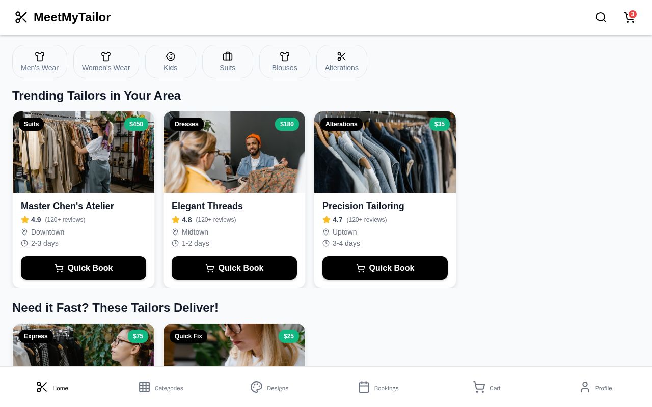 Preview of meetmytailor
