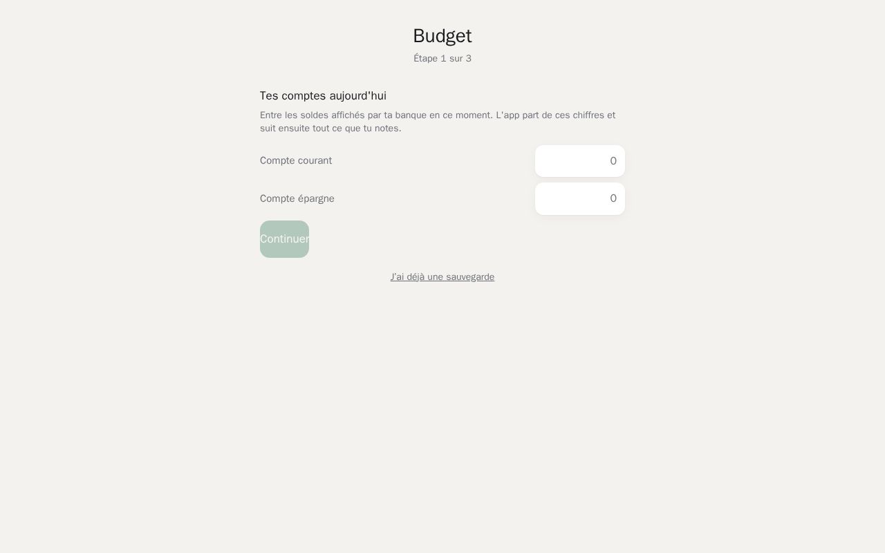 Preview of Budget App