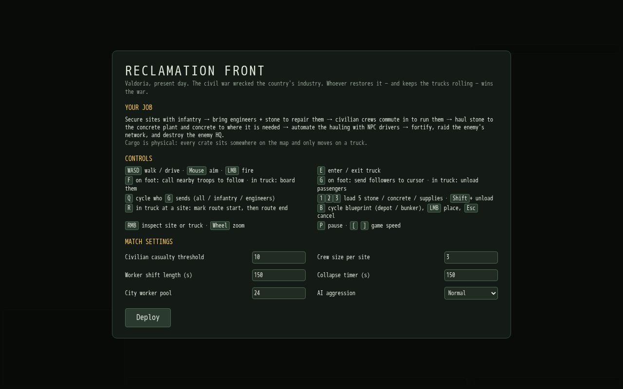 Preview of Reclamation Front