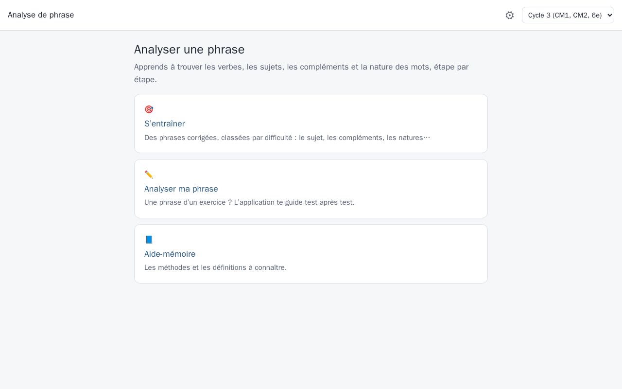 Preview of Analyse De Phrase