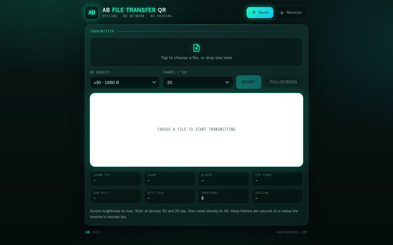Preview of File Transfer Qr Code