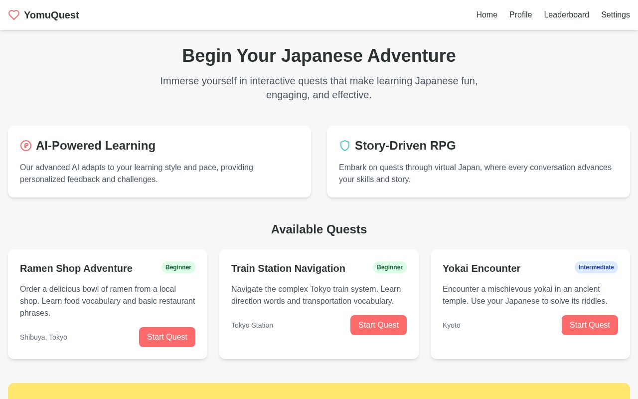 Preview of YomuQuest