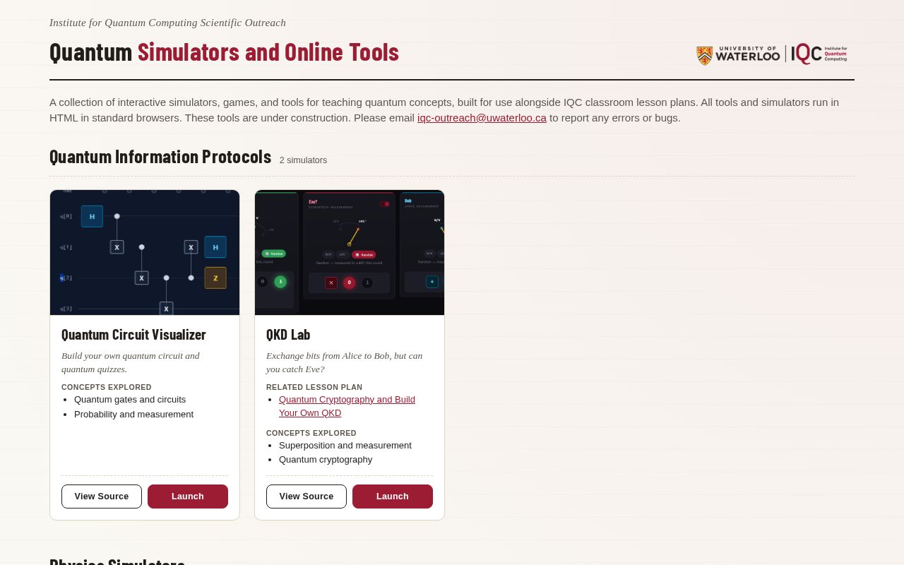 Preview of Iqc Simulators