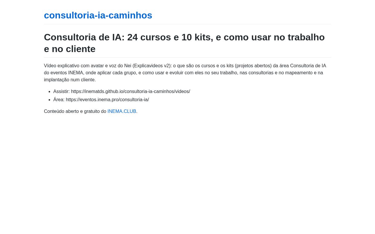 Preview of Consultoria Ia Caminhos