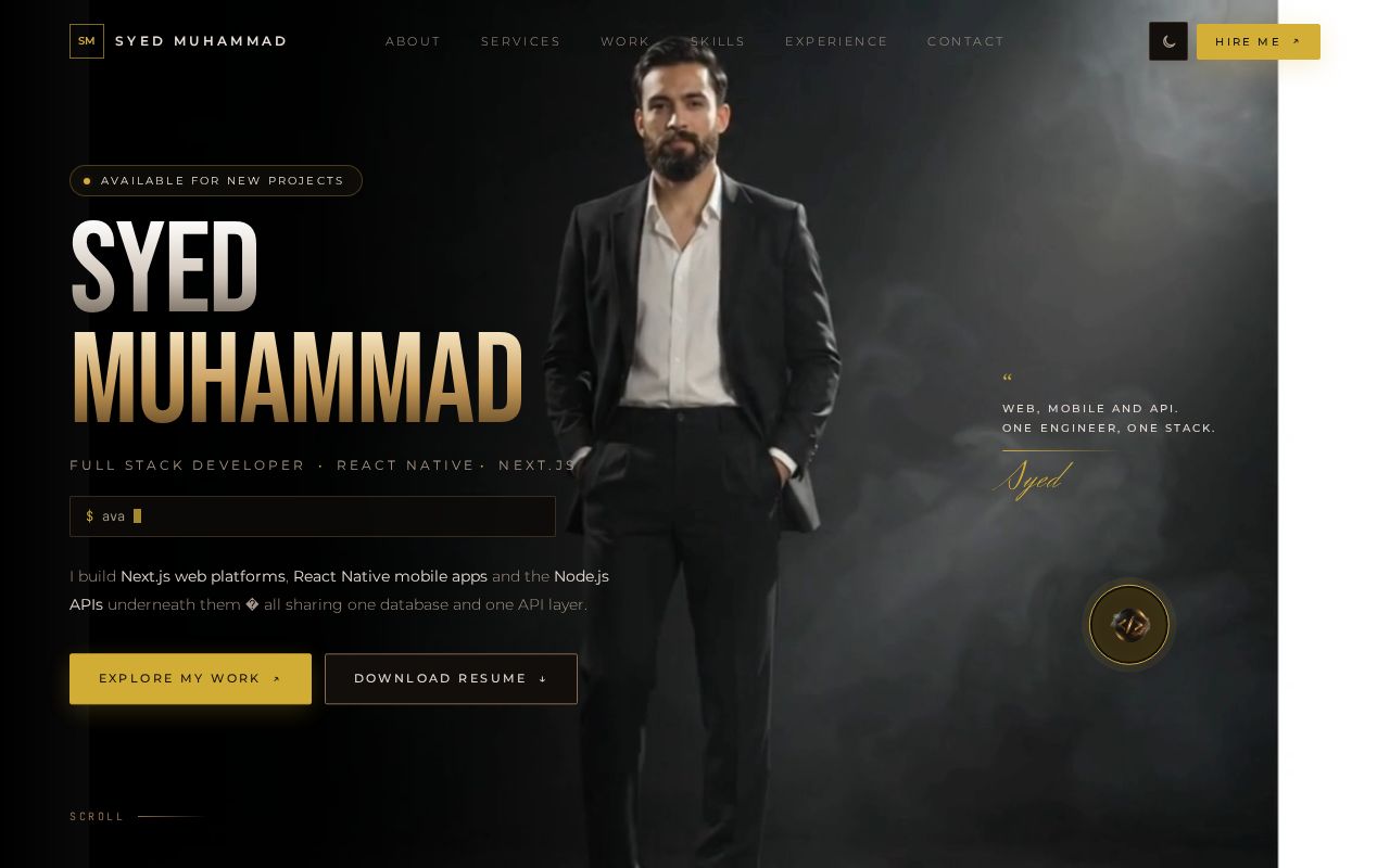 Preview of Mypersonal Portfolio