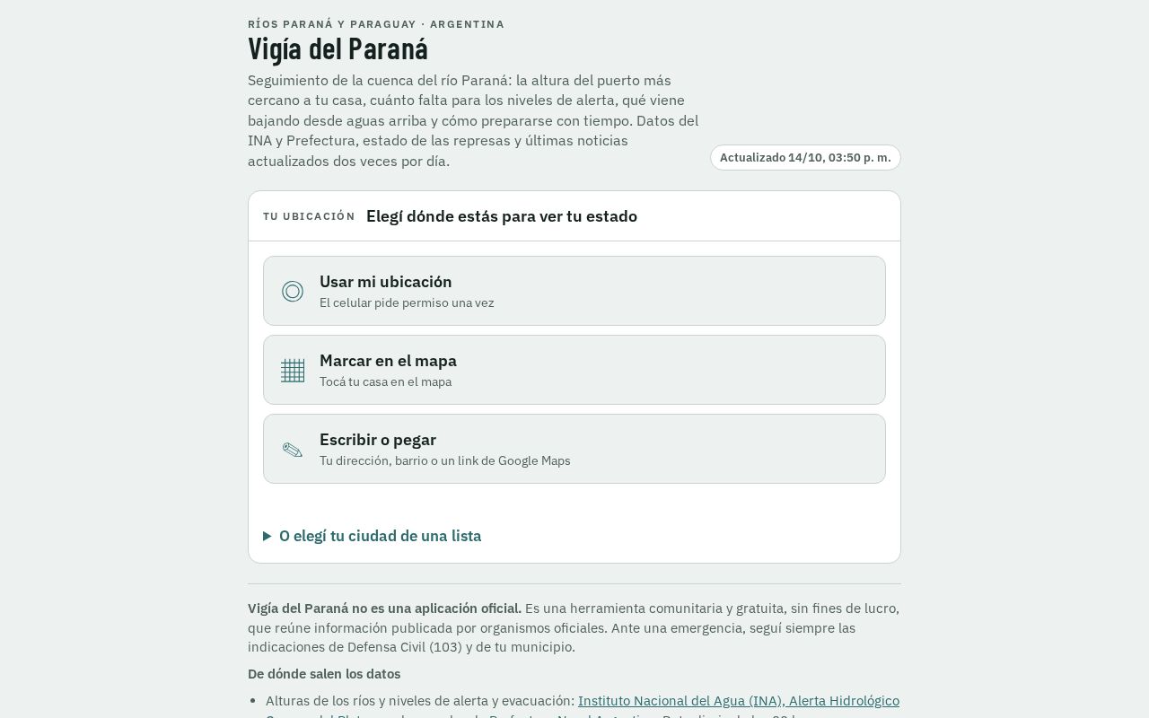 Preview of Vigia Del Parana Github Io