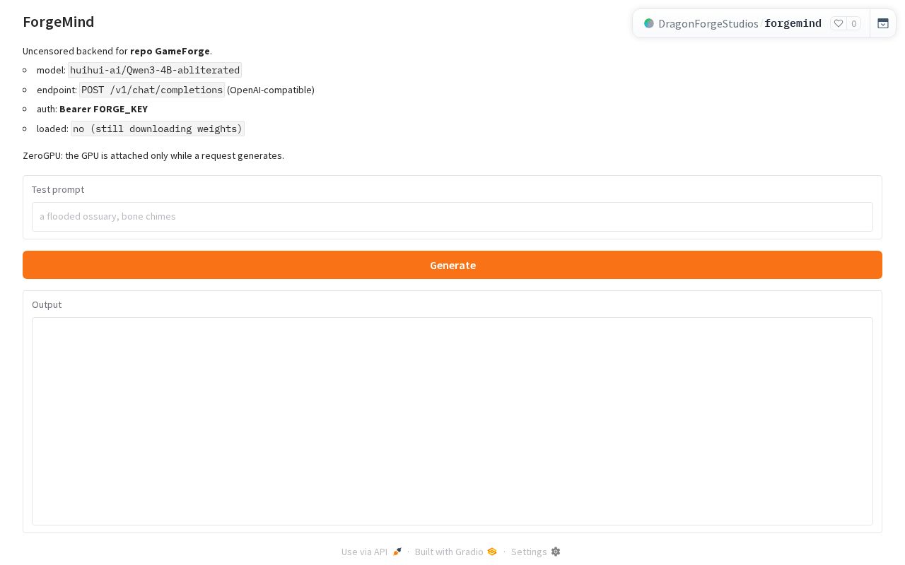 Preview of ForgeMind