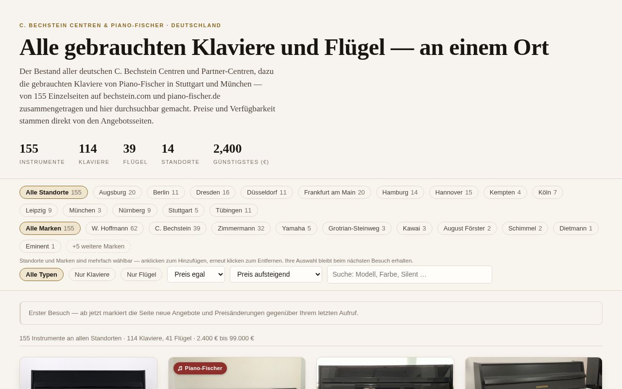 Preview of Gebrauchte Klaviere & Flügel