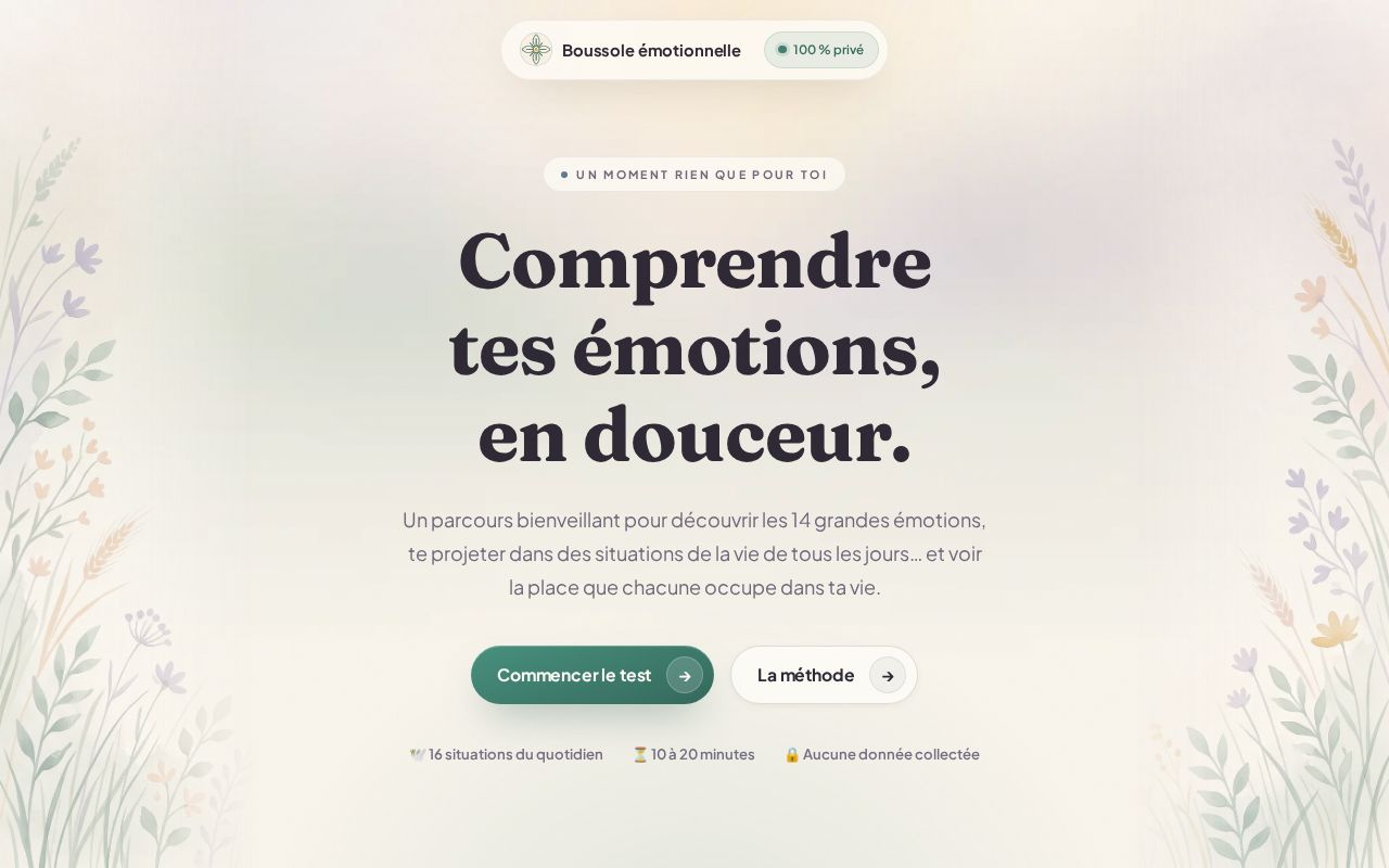 Preview of Boussole Emotionnelle