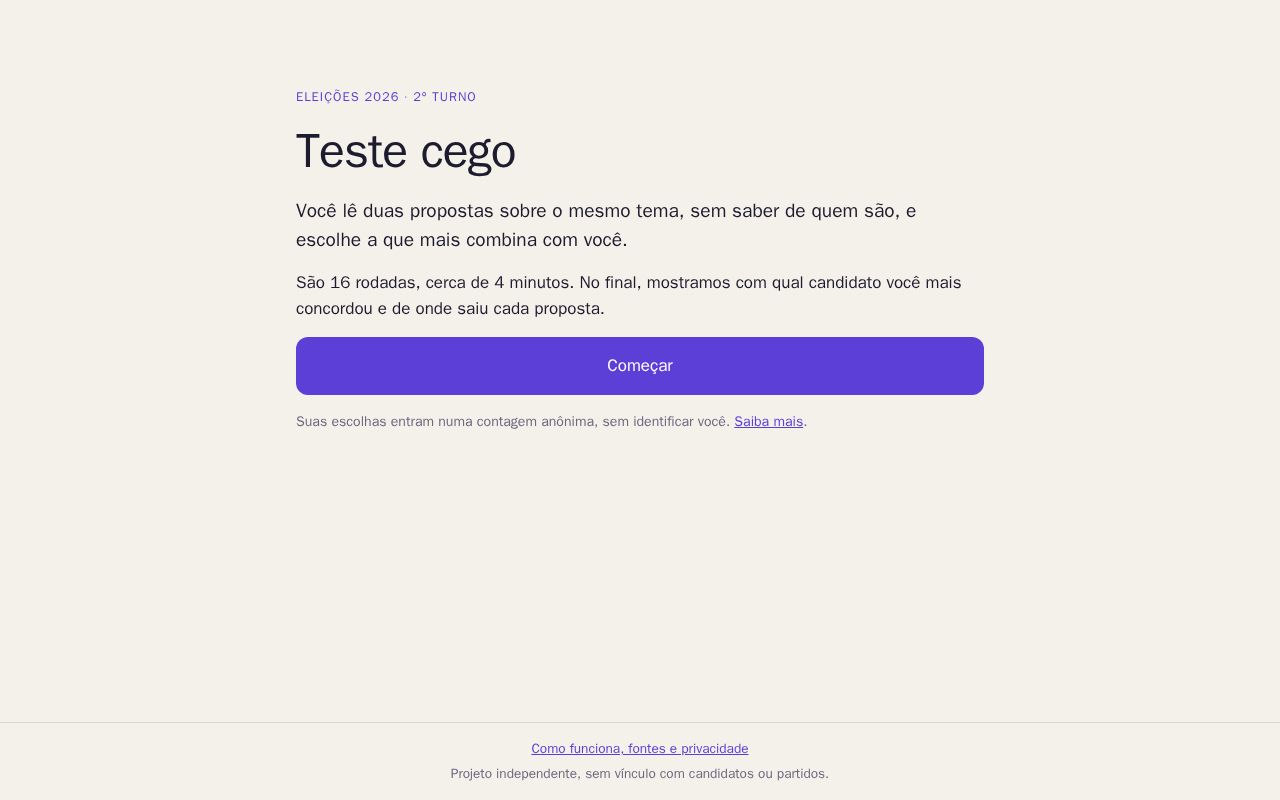 Preview of Teste cego das eleições 2026