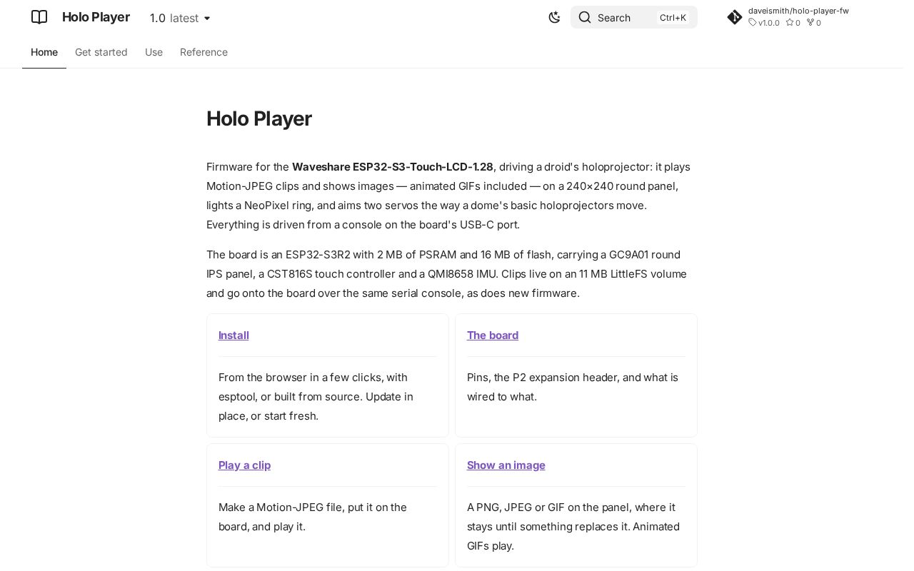 Preview of Holo Player Fw